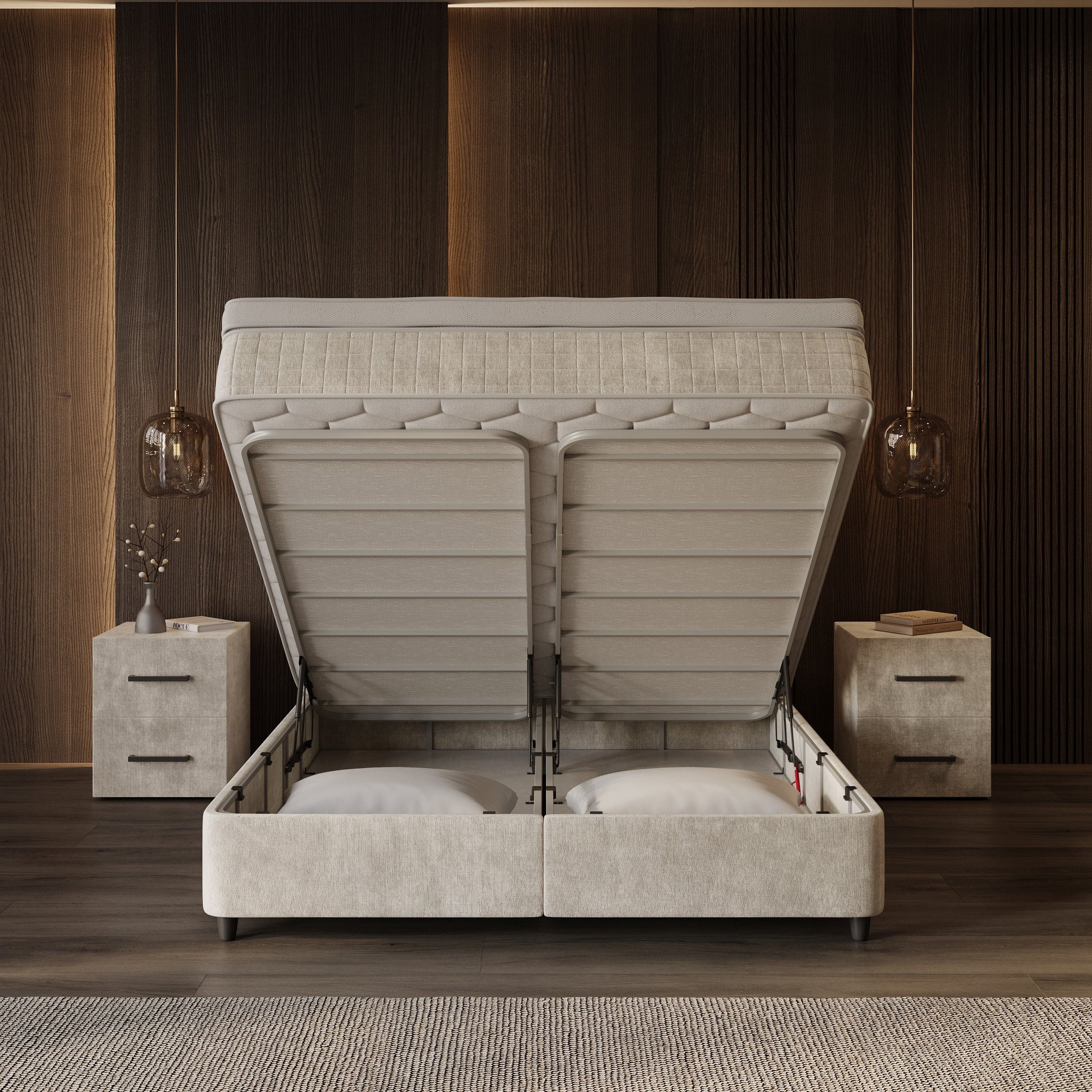 Boxspring met Opbergruimte Regalia