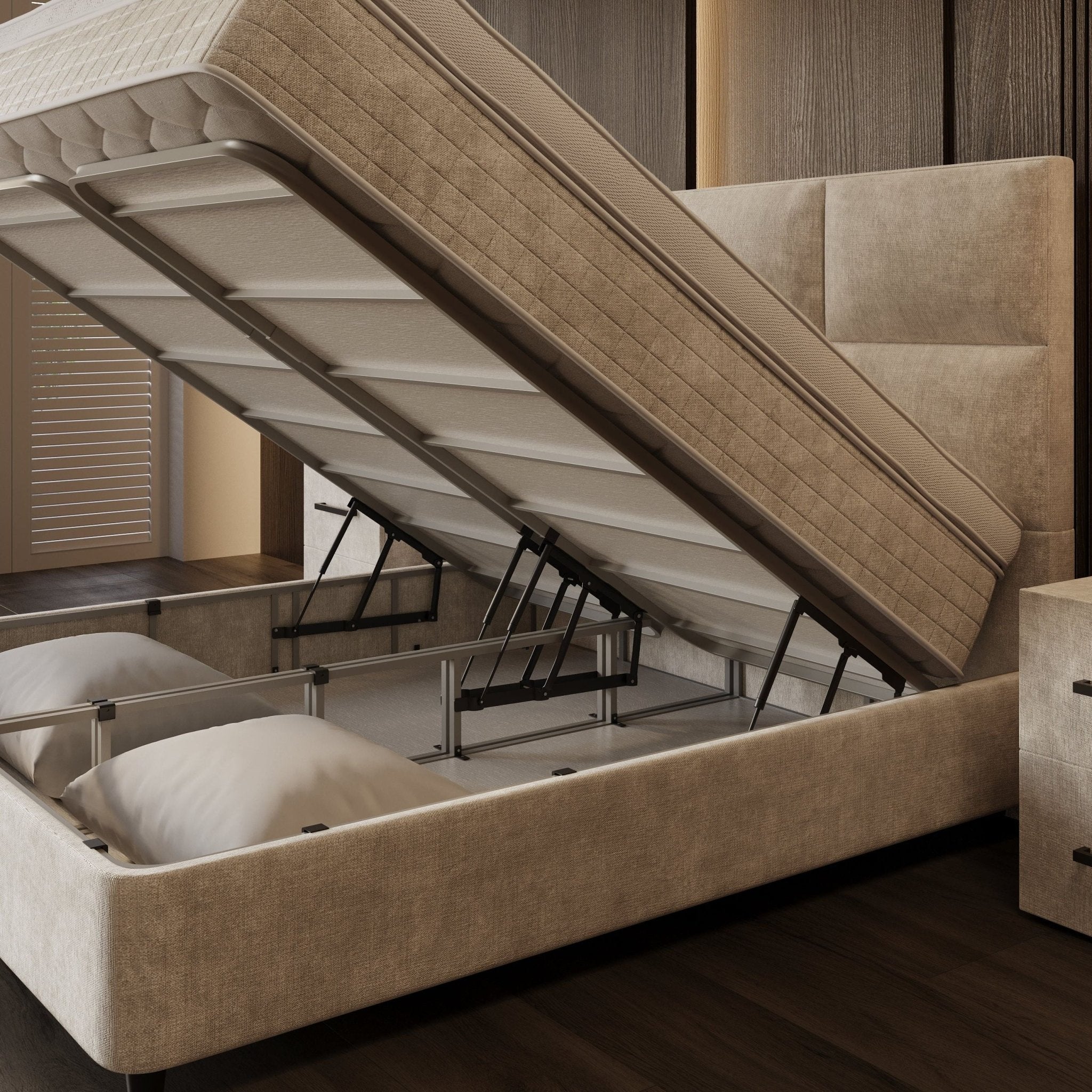 Boxspring met Opbergruimte Regalia